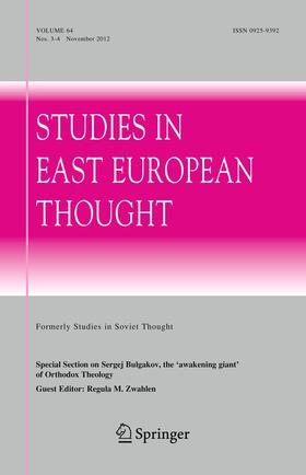 Editor-in-Chief: Edward M. Swiderski |  Studies in East European Thought | Zeitschrift |  Sack Fachmedien