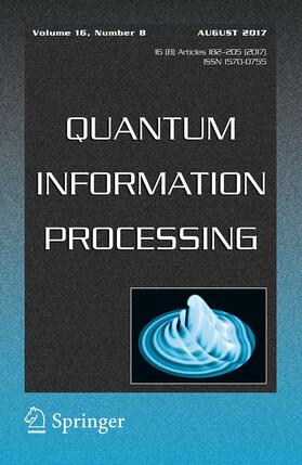 Quantum Information Processing | Springer | Zeitschrift | sack.de