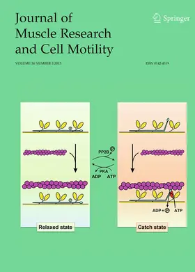 Editor-in-Chief: Mathias Gautel |  Journal of Muscle Research and Cell Motility | Zeitschrift |  Sack Fachmedien