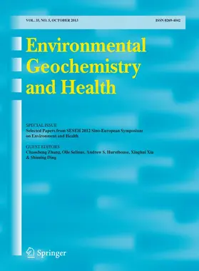 Environmental Geochemistry and Health | Springer | Zeitschrift | www.sack.de