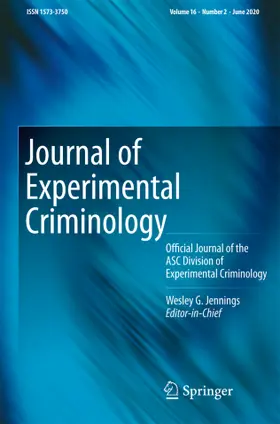Editor-in-Chief: Lorraine Mazerolle |  Journal of Experimental Criminology | Zeitschrift |  Sack Fachmedien