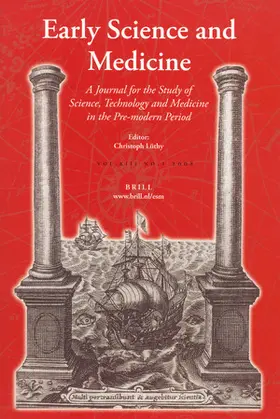 Early Science and Medicine | Brill | Zeitschrift | sack.de