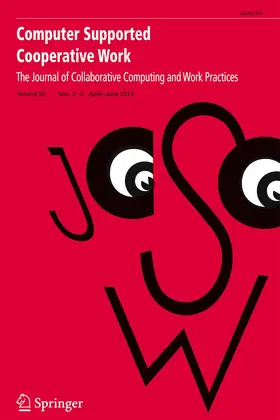 Computer Supported Cooperative Work (CSCW) | Springer | Zeitschrift | sack.de