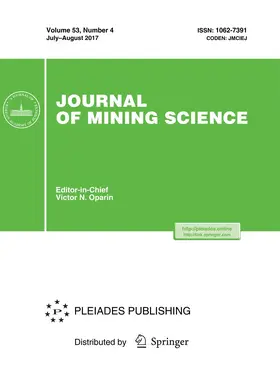 Editor-in-Chief: Mikhail V. Kurlenya |  Journal of Mining Science | Zeitschrift |  Sack Fachmedien
