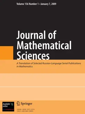  Journal of Mathematical Sciences | Zeitschrift |  Sack Fachmedien