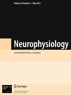Editor: D. A. Vasilenko |  Neurophysiology | Zeitschrift |  Sack Fachmedien