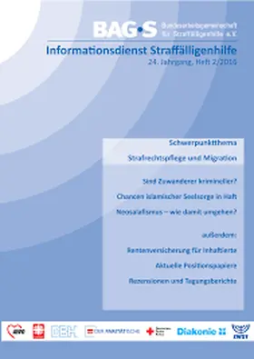 Bundesarbeitsgemeinschaft für Straffälligenhilfe |  Informationsdienst Straffälligenhilfe | Zeitschrift |  Sack Fachmedien