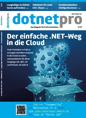 Neue Mediengesellschaft Ulm mbH |  dotnetpro | Zeitschrift |  Sack Fachmedien