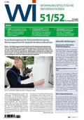 Haufe-Lexware GmbH & Co. KG |  wi Wohnungspolitische Informationen | Zeitschrift |  Sack Fachmedien