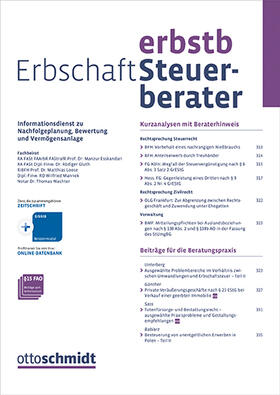 Erbschaft-Steuerberater - ErbStB | Otto Schmidt | Zeitschrift | sack.de