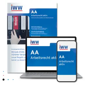 IWW Institut für Wissen in der Wirtschaft GmbH & Co. KG |  AA Arbeitsrecht aktiv | Zeitschrift |  Sack Fachmedien