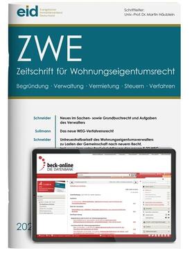 Zeitschrift für Wohnungseigentumsrecht (ZWE) | C.H.Beck | Zeitschrift | sack.de
