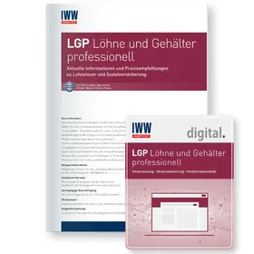 IWW Institut für Wissen in der Wirtschaft GmbH & Co. KG |  LGP Löhne und Gehälter professionell | Zeitschrift |  Sack Fachmedien