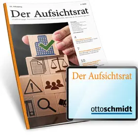 Prof. Dr. Dr. Manuel René Theisen / Dr. Christoph Achenbach / Prof. Dr. Holger Fleischer u.a. |  Der Aufsichtsrat | Zeitschrift |  Sack Fachmedien