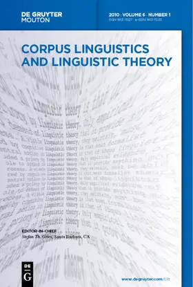 Hrsg. v. Wulff, Stefanie |  Corpus Linguistics and Linguistic Theory | Zeitschrift |  Sack Fachmedien