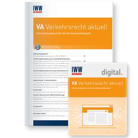 IWW Institut für Wissen in der Wirtschaft GmbH & Co. KG |  VA Verkehrsrecht aktuell | Zeitschrift |  Sack Fachmedien