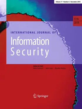 International Journal of Information Security | Springer | Zeitschrift | sack.de