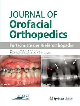  Journal of Orofacial Orthopedics / Fortschritte der Kieferorthopädie | Zeitschrift |  Sack Fachmedien