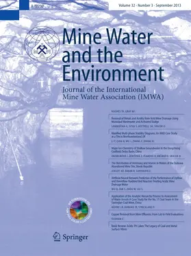 Editor-in-Chief: Robert Kleinmann |  Mine Water and the Environment | Zeitschrift |  Sack Fachmedien