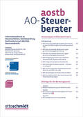  AO-Steuerberater - AOStB | Zeitschrift |  Sack Fachmedien
