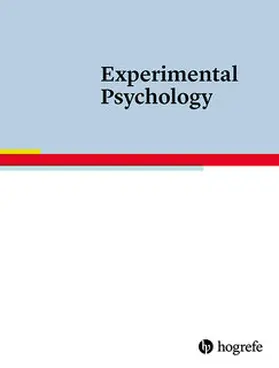 Experimental Psychology | Hogrefe Publishing | Zeitschrift | sack.de