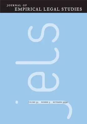 Journal of Empirical Legal Studies | John Wiley & Sons | Zeitschrift | sack.de