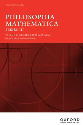  Philosophia Mathematica | Zeitschrift |  Sack Fachmedien