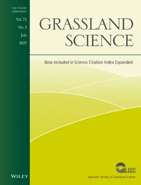  Grassland Science | Zeitschrift |  Sack Fachmedien