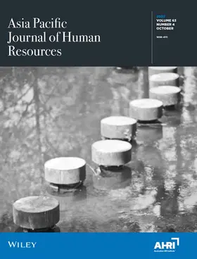  Asia Pacific Journal of Human Resources | Zeitschrift |  Sack Fachmedien