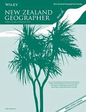  New Zealand Geographer | Zeitschrift |  Sack Fachmedien