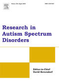  Research in Autism Spectrum Disorders | Zeitschrift |  Sack Fachmedien