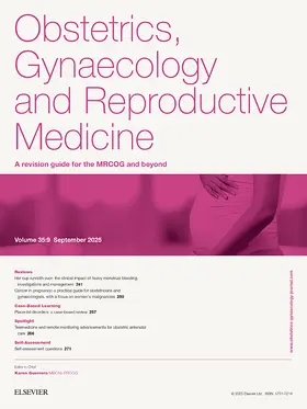  Obstetrics, Gynaecology and Reproductive Medicine | Zeitschrift |  Sack Fachmedien
