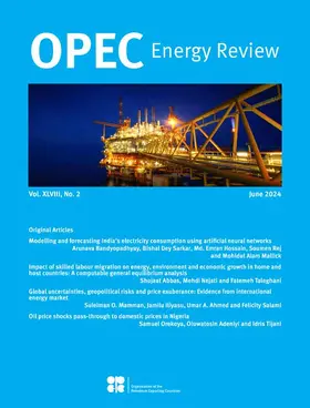 OPEC Energy Review | John Wiley & Sons | Zeitschrift | www.sack.de