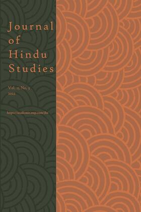  The Journal of Hindu Studies | Zeitschrift |  Sack Fachmedien