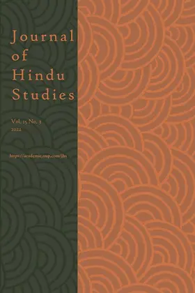  The Journal of Hindu Studies | Zeitschrift |  Sack Fachmedien