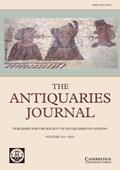  Antiquaries Journal | Zeitschrift |  Sack Fachmedien