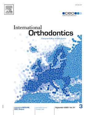 Editor-in-chief: Laure Frapier |  International Orthodontics | Zeitschrift |  Sack Fachmedien