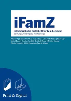  iFamZ - Interdisziplinäre Zeitschrift für Familienrecht | Zeitschrift |  Sack Fachmedien