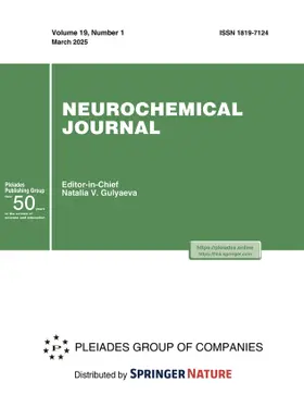  Neurochemical Journal | Zeitschrift |  Sack Fachmedien