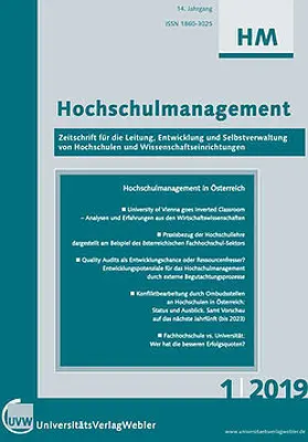  Hochschulmanagement (HM) | Zeitschrift |  Sack Fachmedien