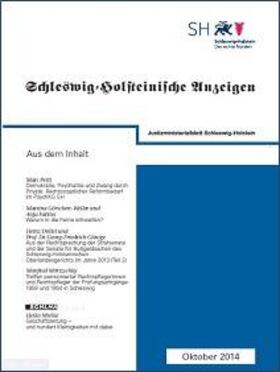 Schleswig-Holsteinische Anzeigen (Ausgabe A) | Augustin Verlag | Zeitschrift | sack.de