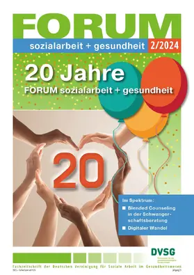  FORUM sozialarbeit + gesundheit | Zeitschrift |  Sack Fachmedien