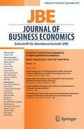 Editor-in-Chief: Günter Fandel |  Journal of Business Economics | Zeitschrift |  Sack Fachmedien