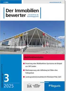 Reguvis Fachmedien mit DIA – Deutsche Immobilien-Akademie |  Der Immobilienbewerter | Zeitschrift |  Sack Fachmedien