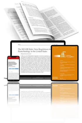 European Food and Feed Law Review (EFFL) | Lexxion | Zeitschrift | www.sack.de