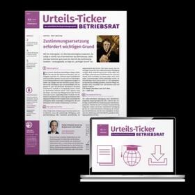  Urteils-Ticker Betriebsrat | Zeitschrift |  Sack Fachmedien