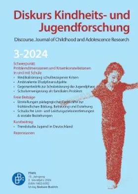 Diskurs Kindheits- und Jugendforschung | Zeitschrift |  Sack Fachmedien
