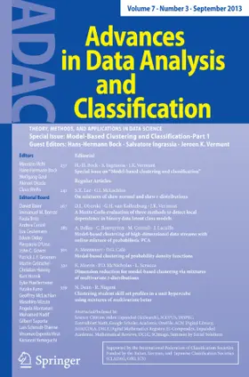 Editors: M. Vichi / H.-H. Bock / W. Gaul / A. Okada / C. Weihs |  Advances in Data Analysis and Classification | Zeitschrift |  Sack Fachmedien