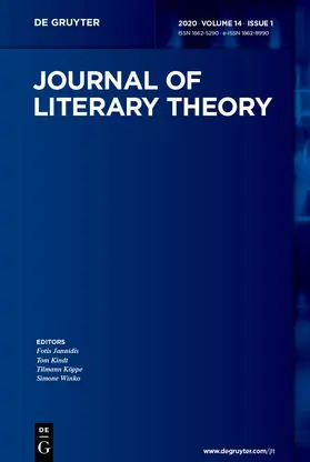 Hrsg. v. Jannidis, Fotis / Kindt, Tom / Köppe, Tilmann / Winko, Simone |  Journal of Literary Theory | Zeitschrift |  Sack Fachmedien