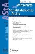Editors: T. Schmid / M. Zwick |  AStA Wirtschafts- und Sozialstatistisches Archiv | Zeitschrift |  Sack Fachmedien